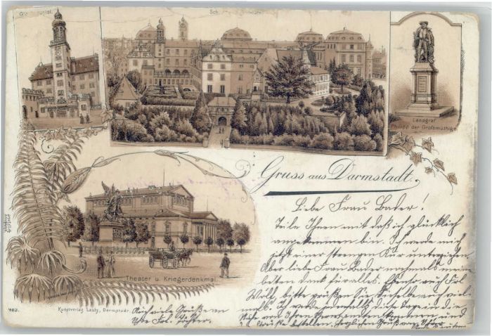 Darmstadt Theater Kriegerdenkmal