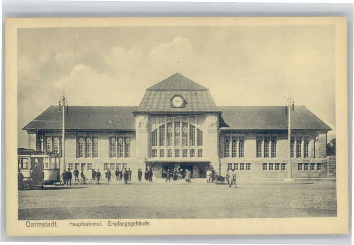 Darmstadt Hauptbahnhof Empfangsgebäude