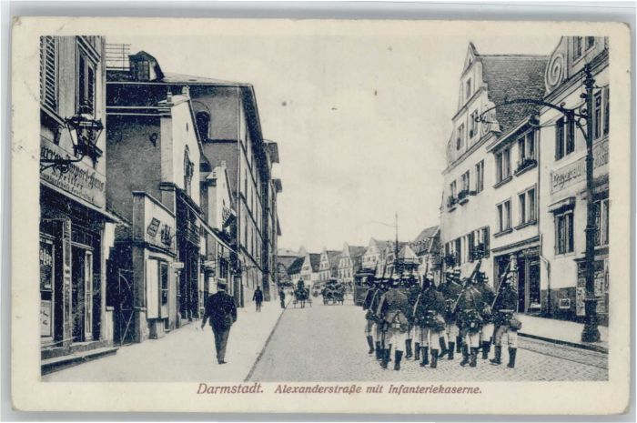 Darmstadt Alexanderstrasse Infanteriekaserne