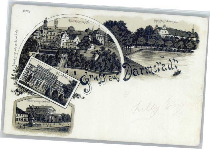 Darmstadt Residenzschloss Jagdschloss Kranichstei