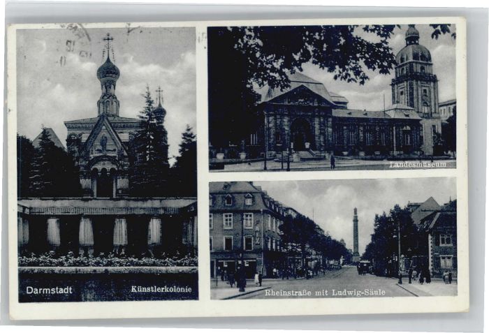 Darmstadt Künstlerkolonie Landesmuseum Rheinstras