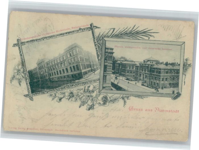 Darmstadt chemische Institute Technische Hochschu