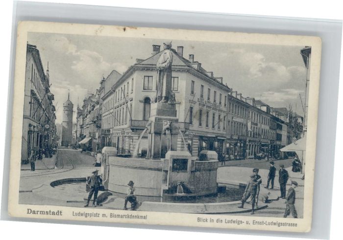 Darmstadt Ludwigsplatz Bismarckdenkmal