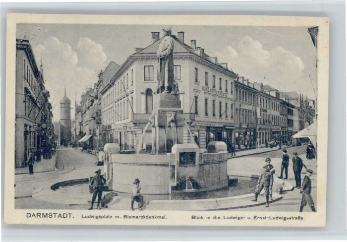 Darmstadt Ludwigsplatz Bismarckdenkmal
