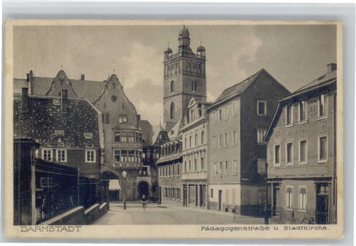 Darmstadt Pädagogenstrasse Stadtkirche