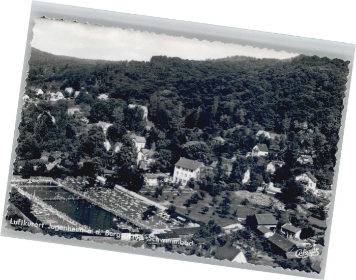 Seeheim-Jugenheim Jugenheim Fliegeraufnahme Schwimmbad