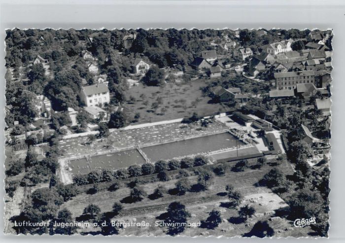 Seeheim-Jugenheim Jugenheim Fliegeraufnahme Schwimmbad