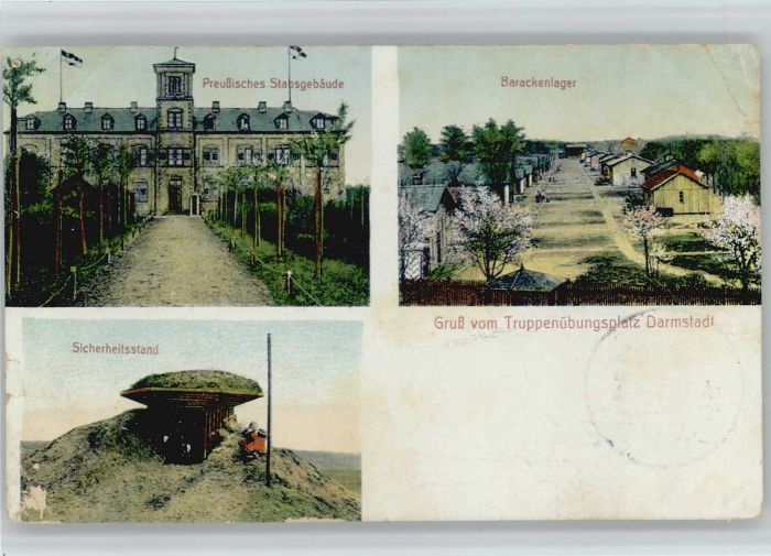 Darmstadt Truppenübungsplatz Stabsgebäude Sicherh