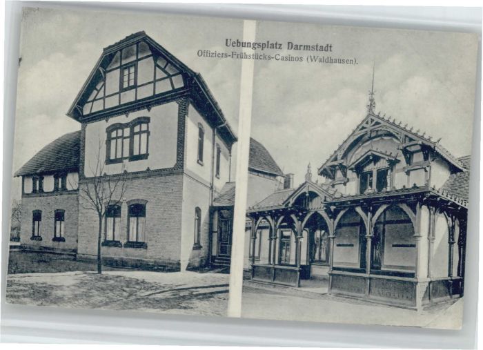 Darmstadt Truppenübungsplatz Offiziers Frühstücks