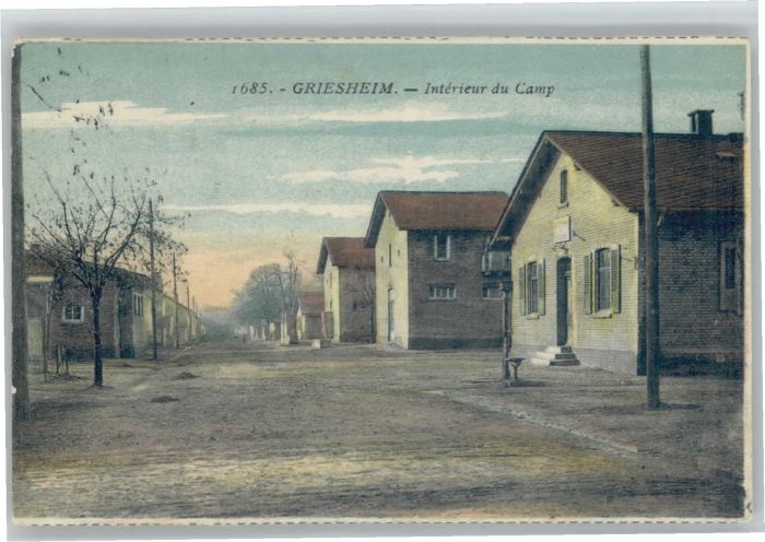 Griesheim Interieur du Camp