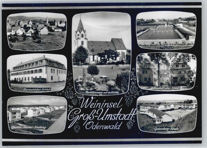 Gross-Umstadt Darmstädter Schloss Gustav Hacker Siedl