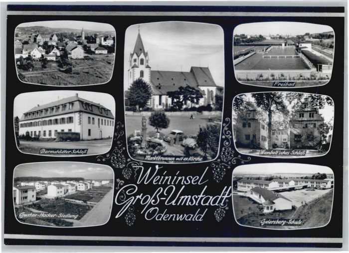 Gross-Umstadt Darmstädter Schloss Gustav Hacker Siedl