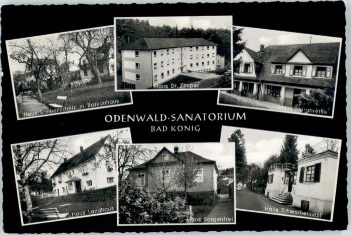 Bad Koenig denwald Sanatorium Haus Sonnenschein Ha