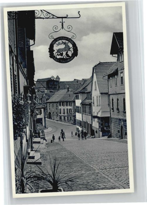 Beerfelden Marktstrasse Gaststätte zum goldenen Hi