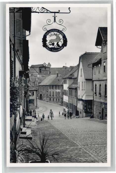 Beerfelden Marktstrasse Gaststätte zum goldenen Hi