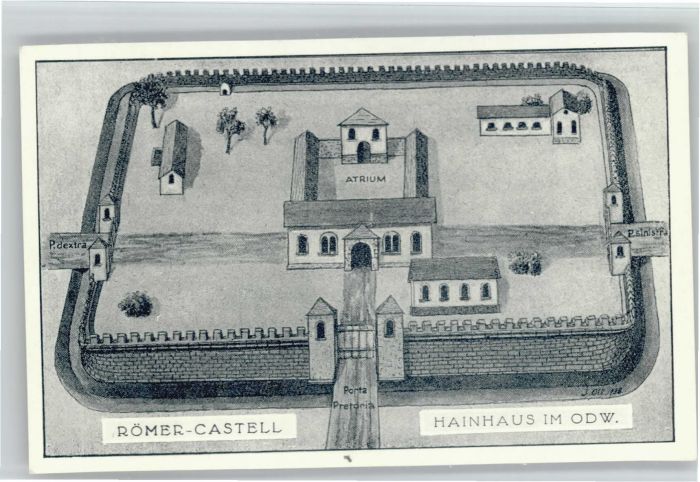 Hainhaus Römerkastell Modell