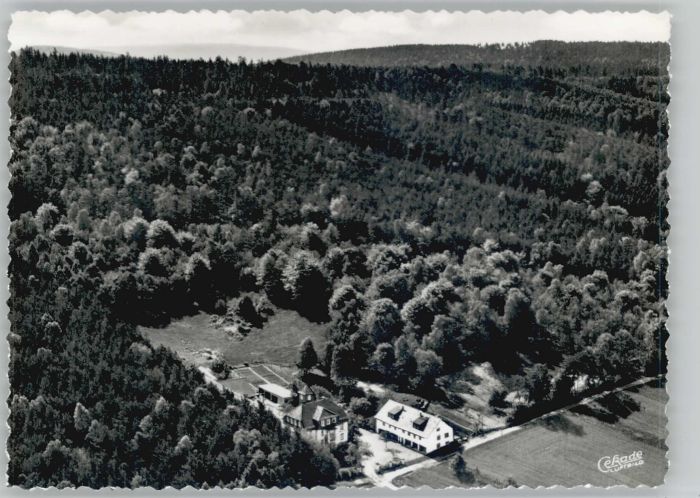 Beerfelden Fliegeraufnahme Pension am Walde