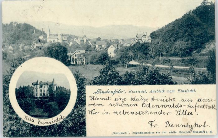 Lindenfels Odenwald Lindenfels Villa Einsiedel
