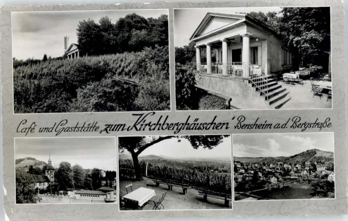 Bensheim Bergstrasse Bensheim Cafe Gaststätte zum Kirchbergh