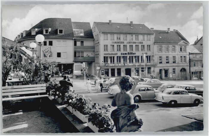 Bensheim Bergstrasse Bensheim Ritterplatz Restaurant zum Rit