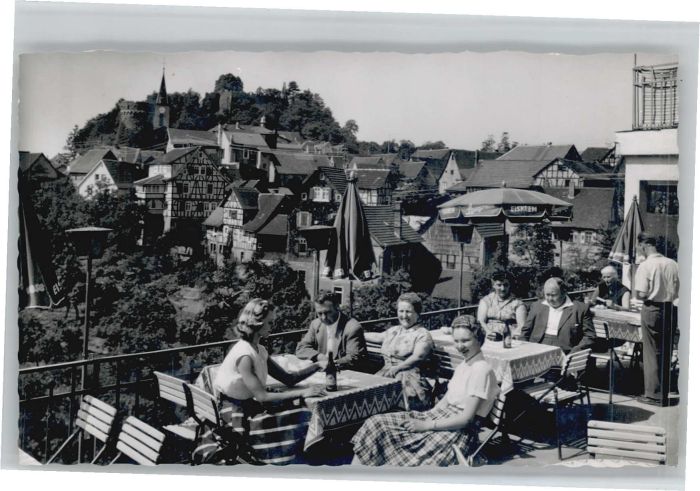 Lindenfels Odenwald Lindenfels Cafe Nibelungen Pension