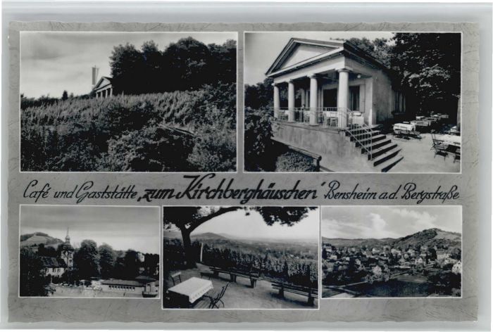 Bensheim Bergstrasse Bensheim Cafe Gaststätte zum Kirchbergh