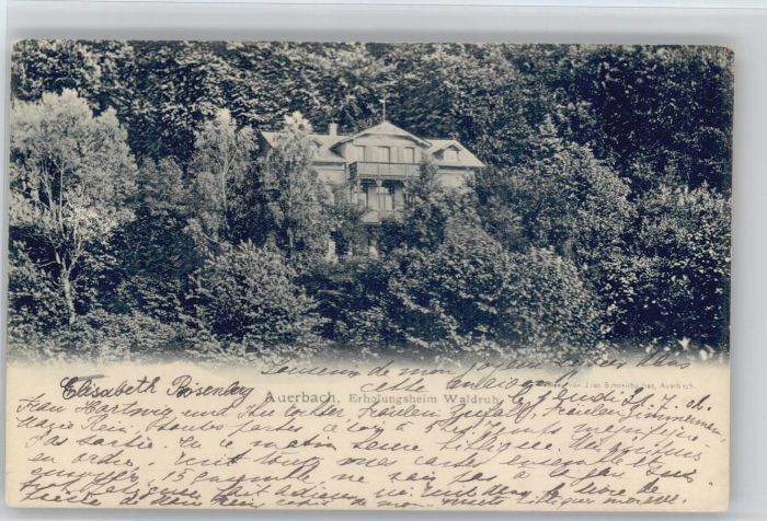 Auerbach Bergstrasse Erholungsheim Waldruhe