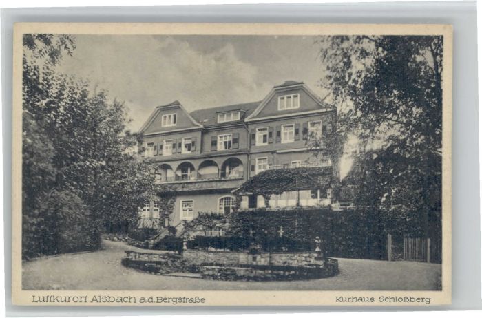 Alsbach Bergstrasse Alsbach Kurhaus Schlossberg