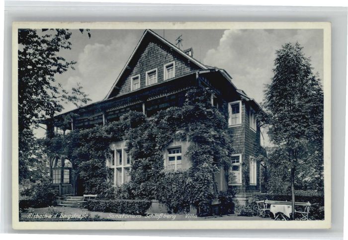 Alsbach Bergstrasse Alsbach Sanatorium Schlossberg Villa