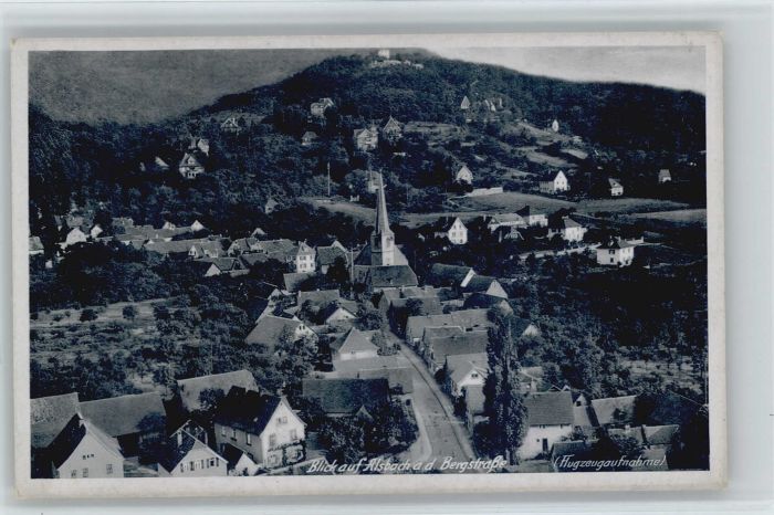 Alsbach Bergstrasse Alsbach Fliegeraufnahme
