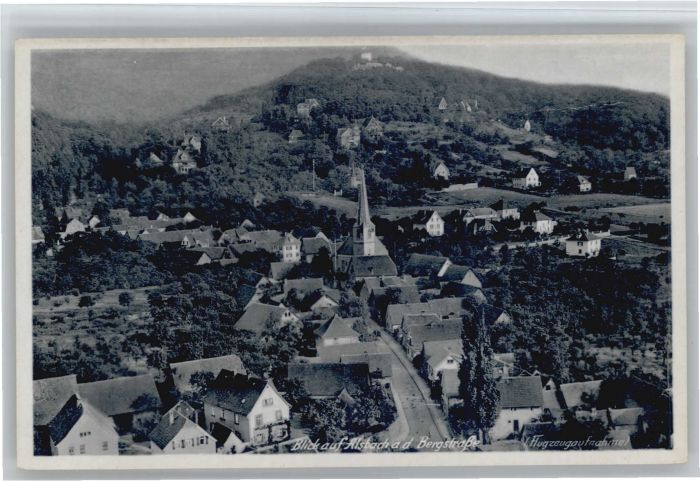 Alsbach Bergstrasse Alsbach Fliegeraufnahme