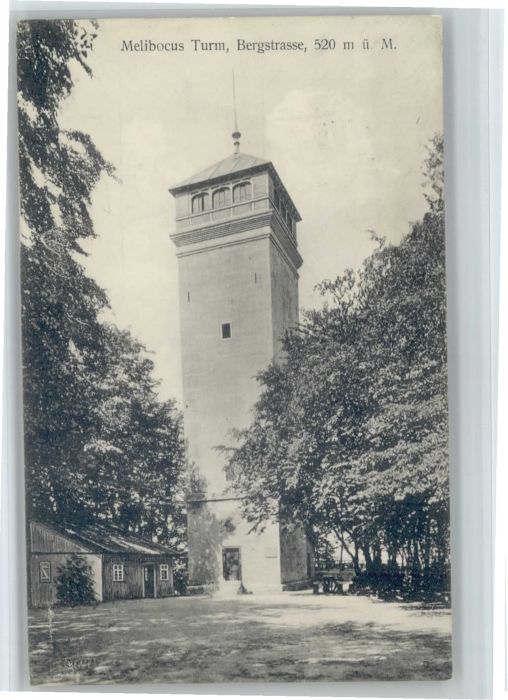 Zwingenberg Bergstrasse Zwingenberg Melibokus Turm