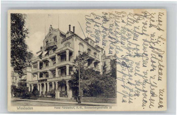 Wiesbaden Hotel Fürstenhof Sonnenbergstrasse