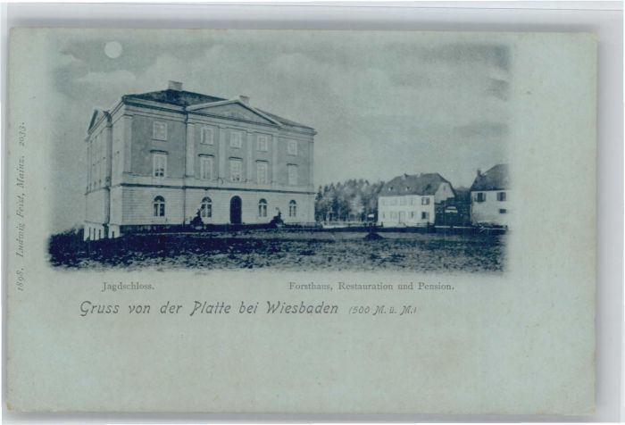 Wiesbaden Jagdschloss Forsthaus Restauration Pens