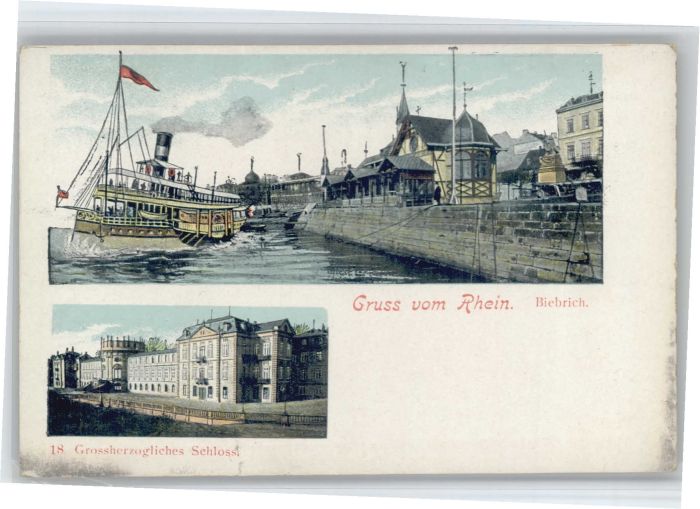 Biebrich Wiesbaden Schloss Schiff