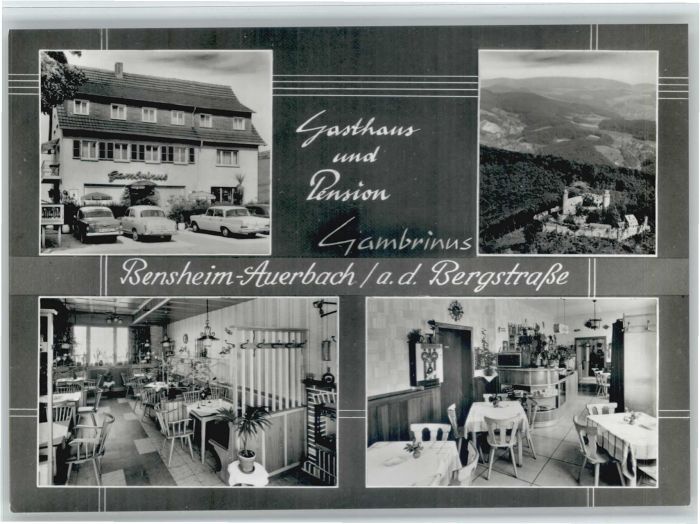 Bensheim Bergstrasse Bensheim Gasthaus Pension Gambrinus
