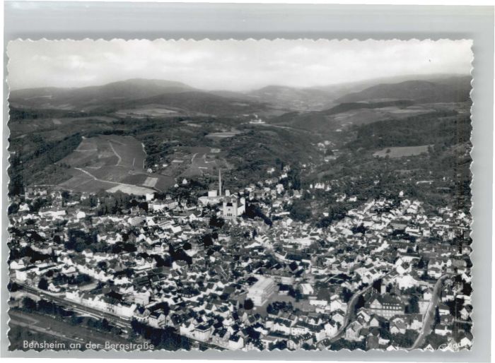 Bensheim Bergstrasse Bensheim Fliegeraufnahme