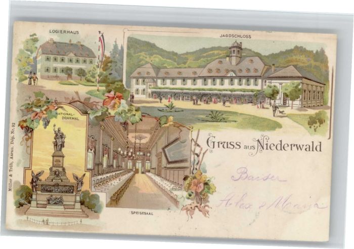 Ruedesheim ogierhaus Nationaldenkmal Jagdschloss