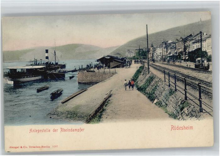 Ruedesheim nlegestelle Rheindampfer