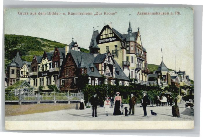 Assmannshausen Künstlerheim Zur Krone