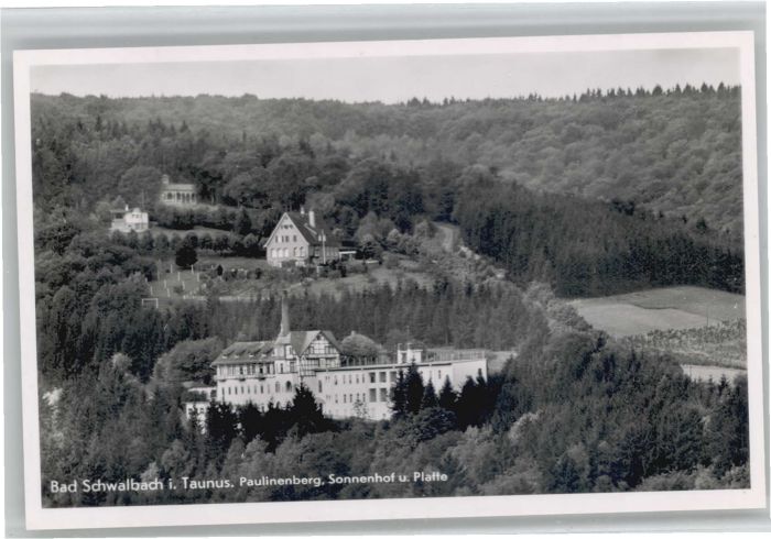 Bad Schwalbach Paulinenberg Sonnenhof Platte