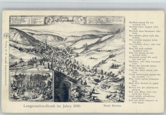 Bad Schwalbach im Jahre 1630 Reim