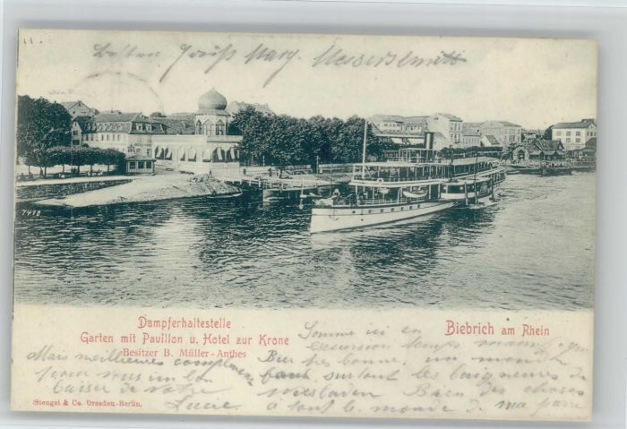 Biebrich Wiesbaden Dampferhaltestelle