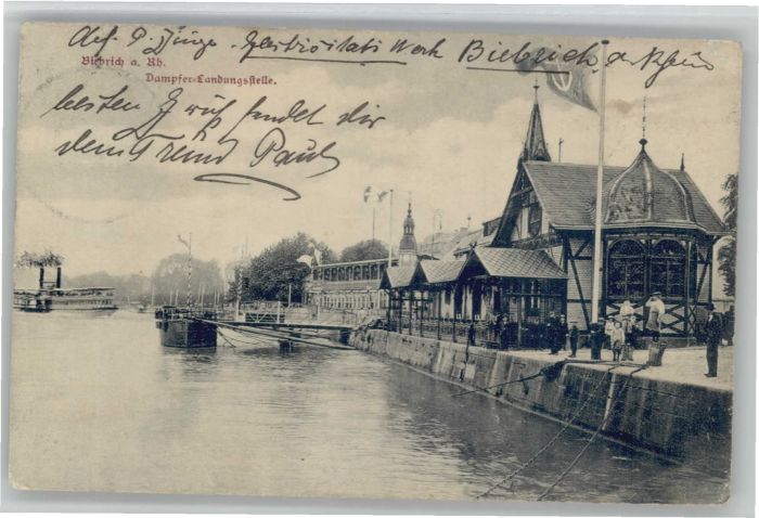 Biebrich Wiesbaden Dampfer-Landungsstelle