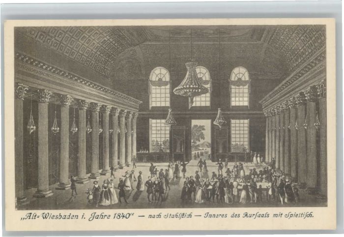 Wiesbaden Kursaal Spieltisch