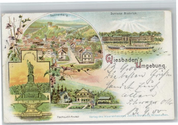 Wiesbaden Sonnenberg Schloss Biebrich Fischzucht-