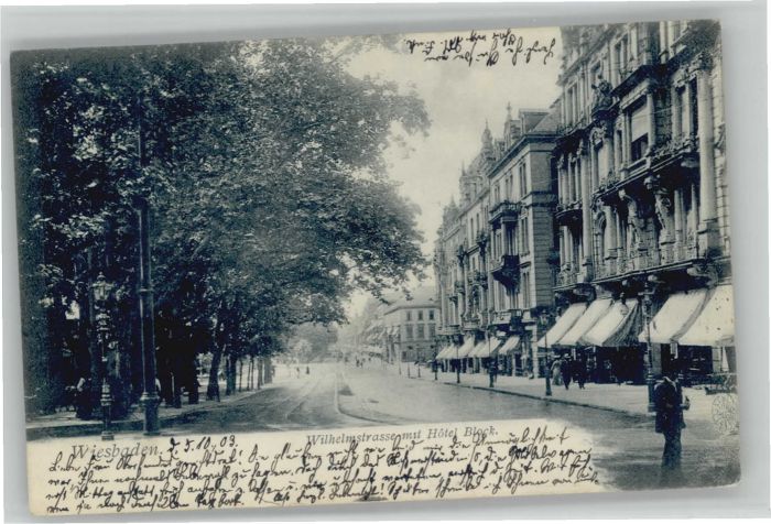 Wiesbaden Hotel Block Wilhelmstrasse