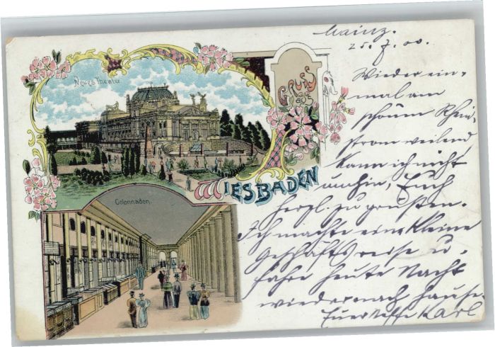 Wiesbaden Neues Theater Kolonnaden