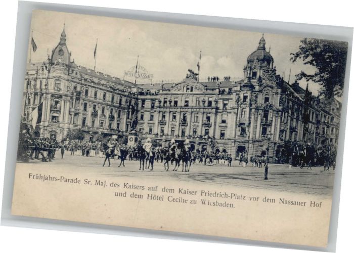 Wiesbaden Kaiser Friedrich-Platz Nassauer Hof Hot