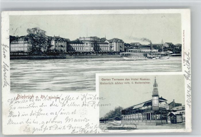 Biebrich Wiesbaden Hotel Nassau Schloss